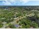 Aerial view of homes and landscape in a quiet neighborhood at 233 S 4Th St, Lake Mary, FL 32746