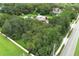 Aerial view of property boundaries, showing lot size and surrounding area at 2341 Celery Ave, Sanford, FL 32771