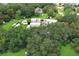 Aerial view showing property boundaries and surrounding environment at 2341 Celery Ave, Sanford, FL 32771