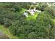 Aerial view highlighting property boundaries and surrounding landscape at 2341 Celery Ave, Sanford, FL 32771