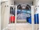 Space-themed ' play area with a pull-out sofa and mural at 7525 Sunflower Cir, Kissimmee, FL 34747