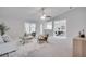 Open concept living area with a view of the dining area at 1042 Twisted Branch Ln, St Cloud, FL 34771