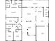 Floor plan showcasing spacious living areas and bedrooms at 1042 Twisted Branch Ln, St Cloud, FL 34771
