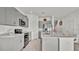 Modern kitchen with stainless steel appliances at 3663 Circle Hook St, Kissimmee, FL 34746
