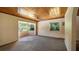 Bright dining area with bay window and wood paneled ceiling at 10611 Jim Edwards Rd, Haines City, FL 33844