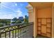 Private balcony with city and lake views at 151 E Washington St # 625, Orlando, FL 32801