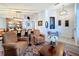 Living room with comfortable seating, a coffee table, and decorative accents at 13333 Early Frost Cir, Orlando, FL 32828