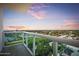 Balcony boasting stunning sunset and city views at 231 Riverside Drive # 1209-1, Holly Hill, FL 32117