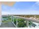Balcony offering scenic city and water views at 231 Riverside Drive # 1209-1, Holly Hill, FL 32117