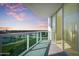 Spacious balcony with stunning city and water views at 231 Riverside Drive # 1209-1, Holly Hill, FL 32117