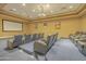 Community theater with reclining seats and large screen at 231 Riverside Drive # 1209-1, Holly Hill, FL 32117