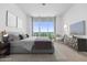 Main bedroom with city views and balcony access at 231 Riverside Drive # 1209-1, Holly Hill, FL 32117