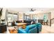 Open living space with sectional sofa, dining area, and accent chairs at 2965 Protagonist St, Kissimmee, FL 34746