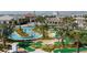 Resort-style pool with lazy river, water slides, and a mini golf course at 2965 Protagonist St, Kissimmee, FL 34746