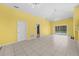 Living room with tile floors and view of the pool at 131 Sandy Ridge Dr, Davenport, FL 33896