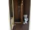 Small bathroom with shower and toilet at 207 Robin Rd, Altamonte Springs, FL 32701