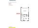 First floor plan showcasing bedroom, bath, and storage closet at 2122 Whitney Marsh Aly, Orlando, FL 32804