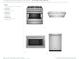 Stainless steel kitchen appliances, including range, hood, microwave, and dishwasher at 2122 Whitney Marsh Aly, Orlando, FL 32804