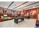 Basement game room with pool table, bunk beds, and Harry Potter mural at 9106 Sommerset Hills Dr, Davenport, FL 33896