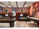 Game room with bunk beds, pool table, and air hockey at 9106 Sommerset Hills Dr, Davenport, FL 33896