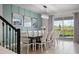 Formal dining room with large table and sliding doors to backyard at 9106 Sommerset Hills Dr, Davenport, FL 33896