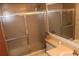 Clean bathroom with shower/tub combo and updated vanity at 2681 Washington Ave # 18, Eustis, FL 32726