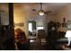 Comfortable living room with access to a screened porch at 2681 Washington Ave # 18, Eustis, FL 32726