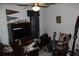 Bedroom with TV, musical instruments, and seating at 2681 Washington Ave # 18, Eustis, FL 32726