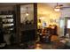 Spacious living area with a fireplace and lots of natural light at 2681 Washington Ave # 18, Eustis, FL 32726