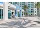Seating area near the pool and high-rise building at 231 Riverside Drive # 101-1, Holly Hill, FL 32117