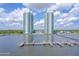 Waterfront property with boat slips and high-rise buildings at 231 Riverside Drive # 101-1, Holly Hill, FL 32117