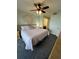 Main bedroom with king-size bed and ocean view at 4175 S Atlantic Ave # 1020, New Smyrna Beach, FL 32169