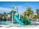 Community waterpark with slides and water features for of all ages at 2669 Santosh Cv, Kissimmee, FL 34746