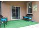 Relaxing patio with wicker furniture at 2669 Santosh Cv, Kissimmee, FL 34746