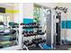 Well-equipped fitness center with modern exercise machines at 2669 Santosh Cv, Kissimmee, FL 34746