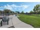 Fenced dog park with benches and shaded areas at 6115 Sunset Isle Dr, Winter Garden, FL 34787