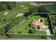 Aerial view of the house and surrounding area at 7725 Swiss Fairways Ave, Clermont, FL 34711