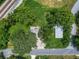 Property overview showcasing house, yard, and surrounding neighborhood at 1129 Crestview Ave, Lakeland, FL 33805
