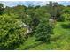 Aerial view of the property, highlighting the large backyard at 1129 Crestview Ave, Lakeland, FL 33805
