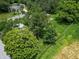 Aerial view showing house, yard, and surrounding properties at 1129 Crestview Ave, Lakeland, FL 33805