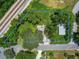 Aerial view showing home and large lot at 1129 Crestview Ave, Lakeland, FL 33805