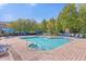 Inviting community pool area with plenty of seating at 2213 San Vittorino Cir # 106, Kissimmee, FL 34741