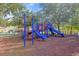 playground with slides, climbing structures, and safety surfacing at 2213 San Vittorino Cir # 106, Kissimmee, FL 34741