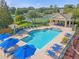 Relaxing pool area with tennis courts nearby at 2213 San Vittorino Cir # 106, Kissimmee, FL 34741