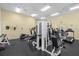 Fitness center with treadmills, elliptical trainers, and weight machines at 2213 San Vittorino Cir # 106, Kissimmee, FL 34741