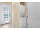 Convenient laundry room with stackable washer and dryer at 1462 Reunion Blvd, Reunion, FL 34747