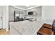 Modern kitchen with stainless steel appliances and marble countertops at 14037 Fairway Island Dr # 233, Orlando, FL 32837