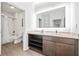 Modern bathroom with a vanity, sink, and bathtub at 14501 Grove Resort Ave # 3137, Winter Garden, FL 34787