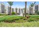 Upscale community with lush landscaping and a fountain at 14501 Grove Resort Ave # 3137, Winter Garden, FL 34787