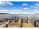 Wooden dock with water access, offering scenic lake views at 13427 Blue Heron Beach Dr # 1004, Orlando, FL 32821